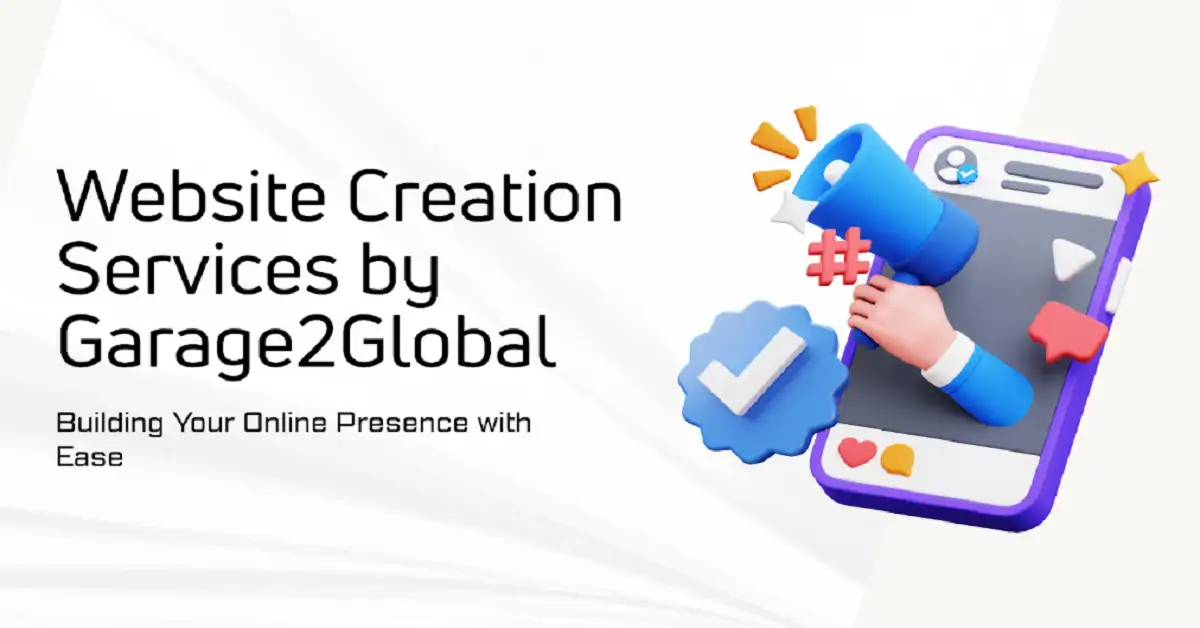 website creation services by garage2global